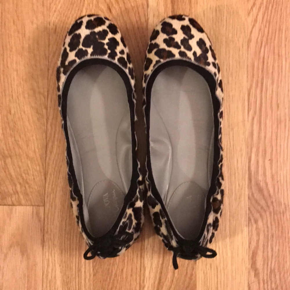Coke Haan Maria Sharapova Cheetah / Leopard Ballet Flats
